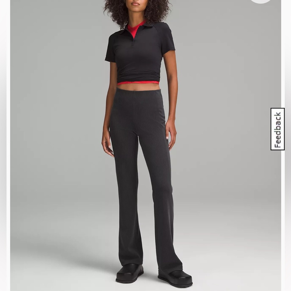 Lululemon Ribbed Softstreme Flared Pant Regular